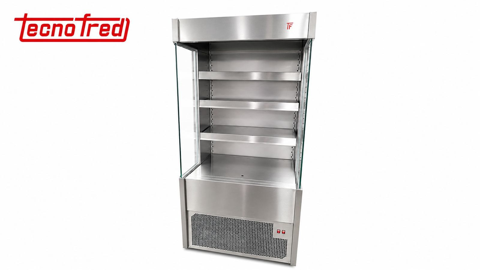Exhibidor Take Away Tecnofred en acero inoxidable